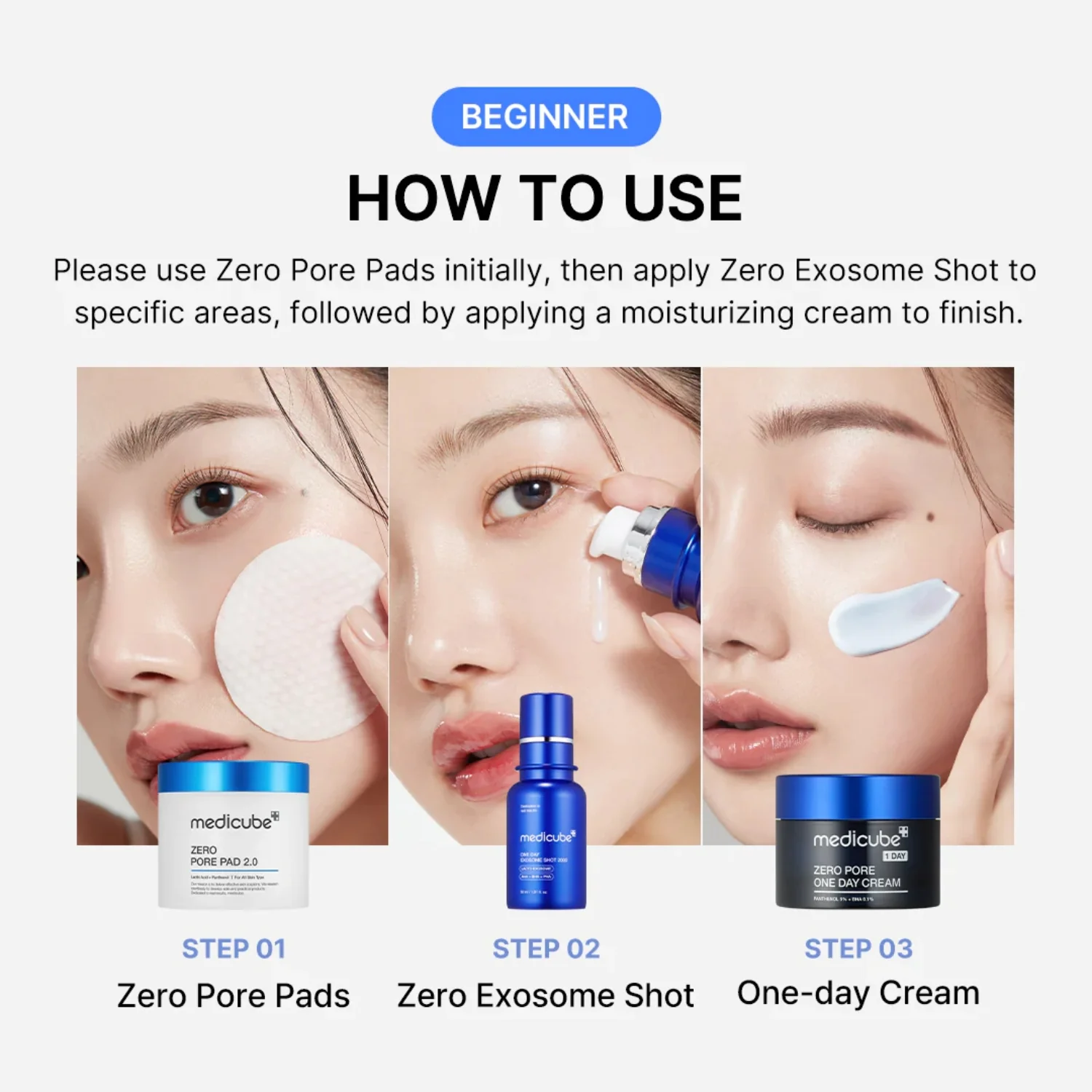 Medicube ONE DAY Exosome Shot Pore Ampoule 2000 – 30 ml - immagine 2