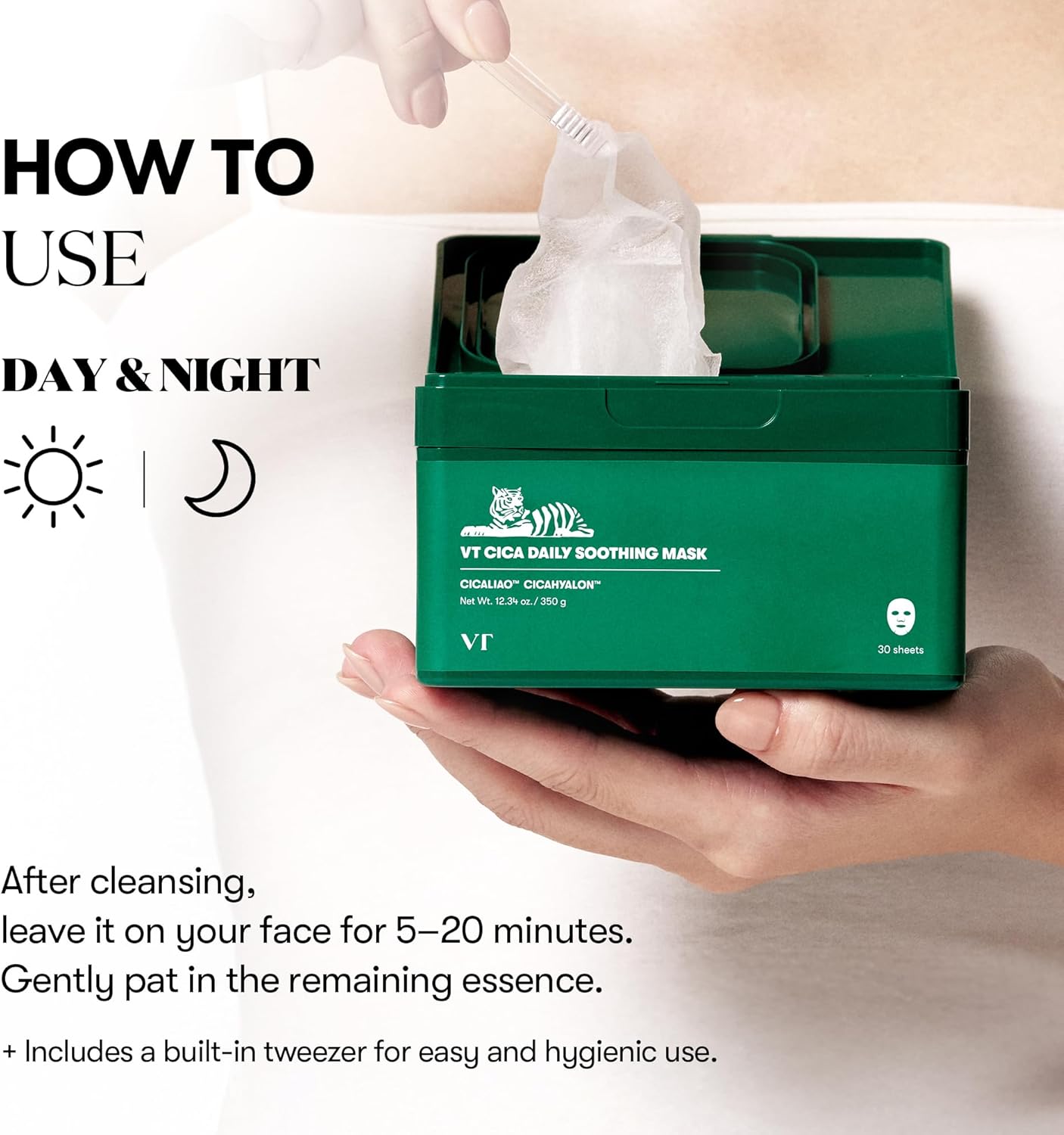 VT Cica Daily Soothing Mask – 30 pcs - immagine 5